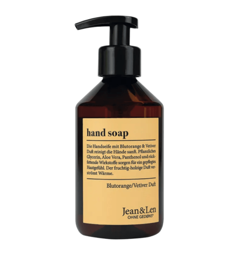 Jean & Len Handzeep Blood Orange & Vetiver - 250 ml