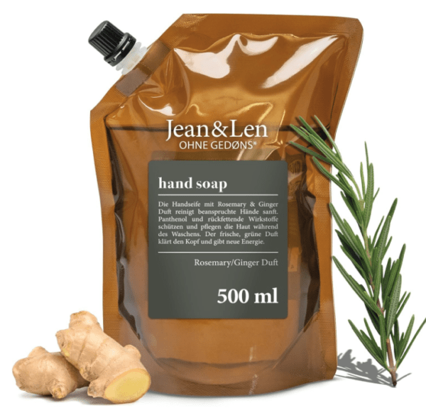 Handzeep Navulverpakking Rozemarijn & Gember - 500 ml