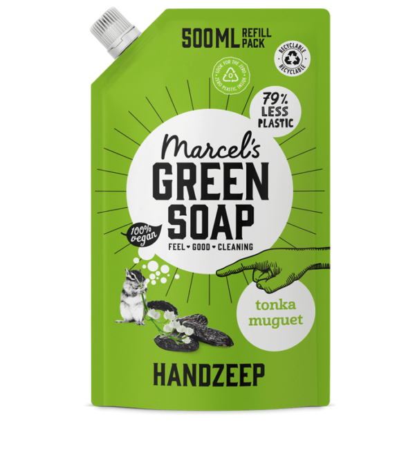Handzeep Navulverpakking Tonka & Muguet - 500 ml
