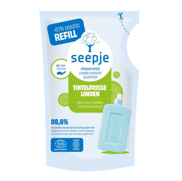 Afwasmiddel Navulverpakking Tintelfrisse Limoen - 500 ml