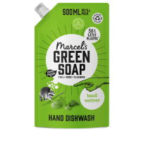 Marcel's Green Soap Afwasmiddel Navulling Basilicum & Vetiver – hoofdafbeelding