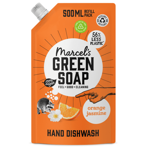 Afwasmiddel Navulling Sinaasappel & Jasmijn - 500 ml