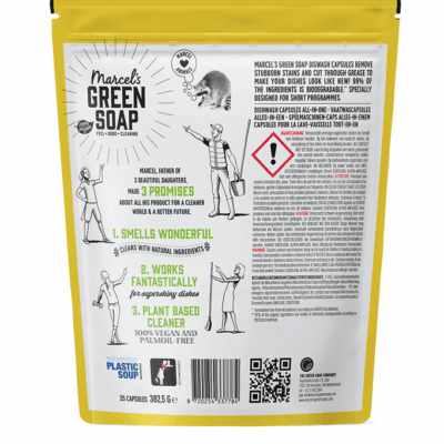 Marcel's Green Soap Vaatwascapsules All-in-One – extra afbeelding 1