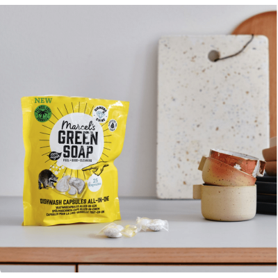 Marcel's Green Soap Vaatwascapsules All-in-One – extra afbeelding 2