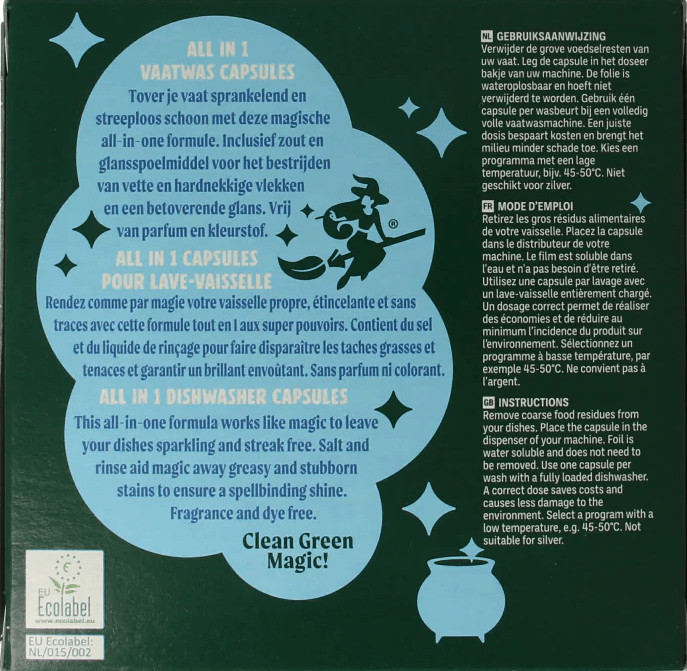 The Good Witch Vaatwastabletten All-in-One - 25 st. – extra afbeelding 1