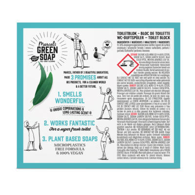 Marcel's Green Soap Toiletblok Munt & Eucalyptus – extra afbeelding 1