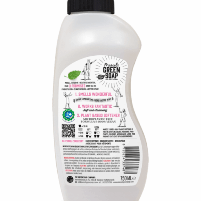 Marcel's Green Soap Wasverzachter Patchouli & Cranberry – extra afbeelding 1