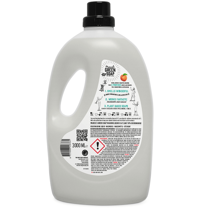 Marcel's Green Soap Wasmiddel Kleur Perzik & Jasmijn - 3L – extra afbeelding 1