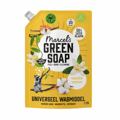 Wasmiddel Navulverpakking Universeel Vanille & Katoen - 1L