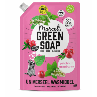 Wasmiddel Navulverpakking Universeel Patchouli & Cranberry - 1L