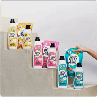 Marcel's Green Soap Wasmiddel Navulverpakking Universeel Patchouli & Cranberry – extra afbeelding 2