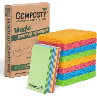 Afwasspons composteerbaar - 12 st.