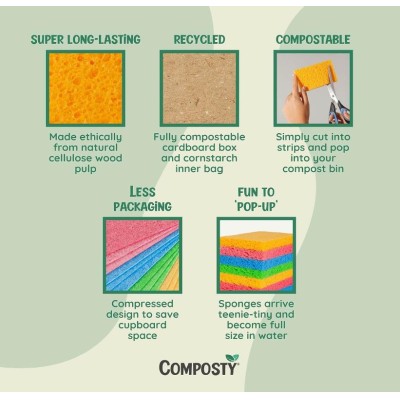 Composty Afwasspons composteerbaar – extra afbeelding 2
