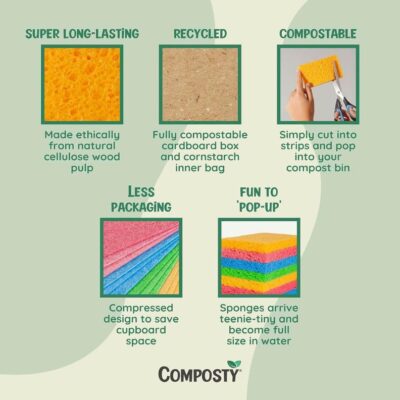 Composty Afwasspons composteerbaar – extra afbeelding 2