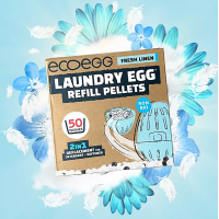 Ecoegg Wasbal Navulling Fresh linen 2 in 1 – extra afbeelding 1