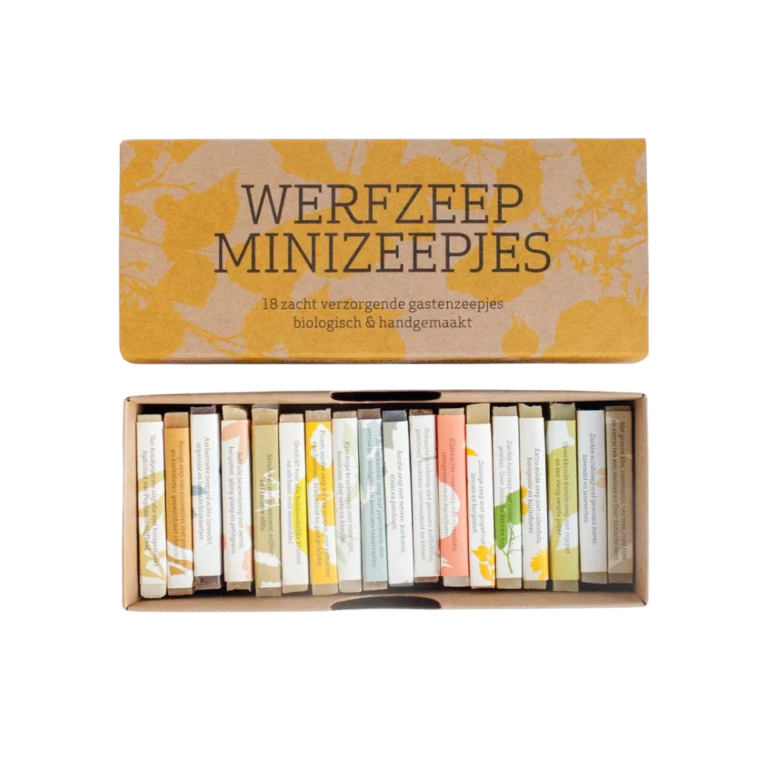 Werfzeep Cadeaudoos met 18 Minizeepjes – hoofdafbeelding