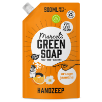 Marcel's Green Soap Handzeep Navulverpakking Sinaasappel & Jasmijn – hoofdafbeelding