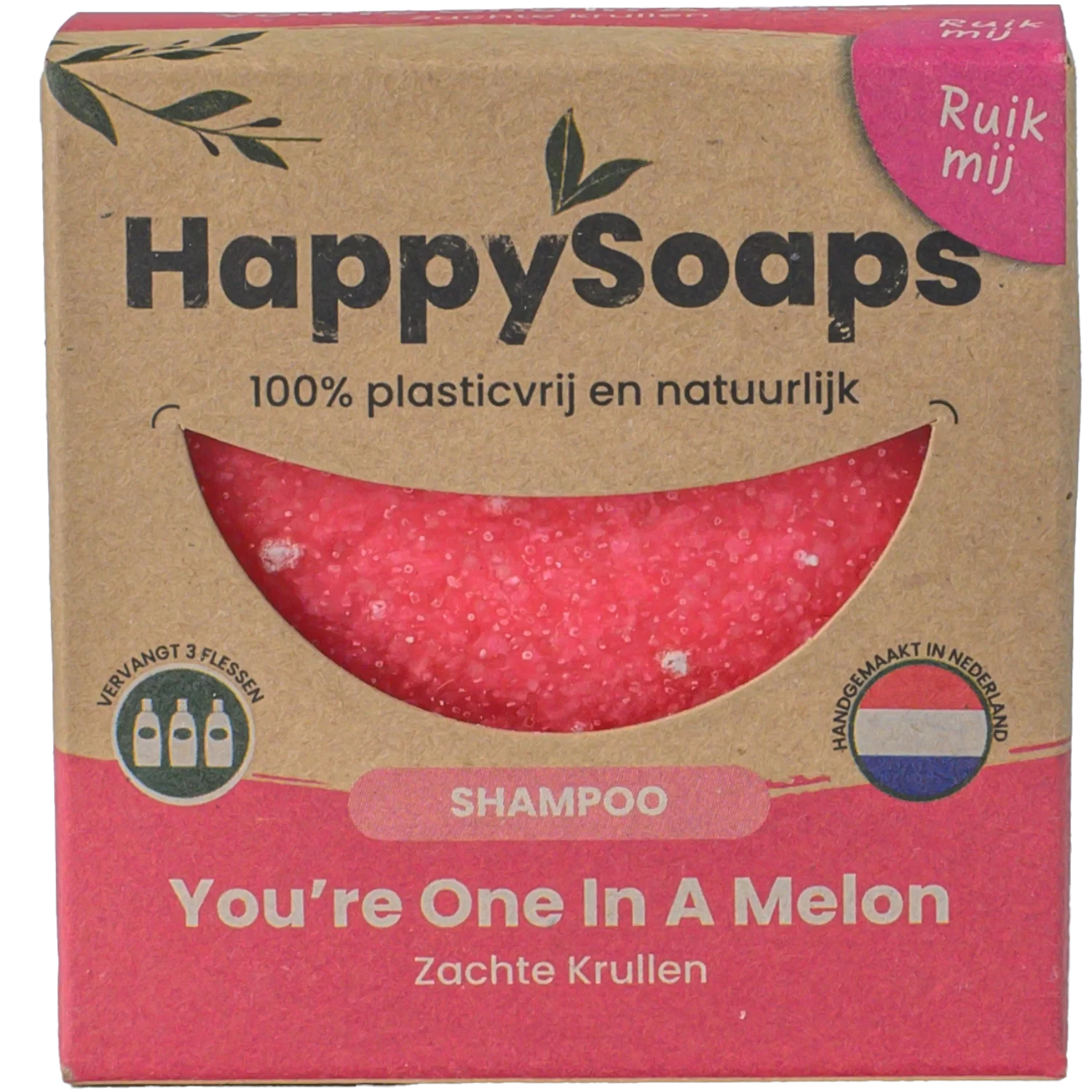 Shampoo Bar - You're One in a Melon 2 Shampoo Bar - You're One in a Melon - Afbeelding 2