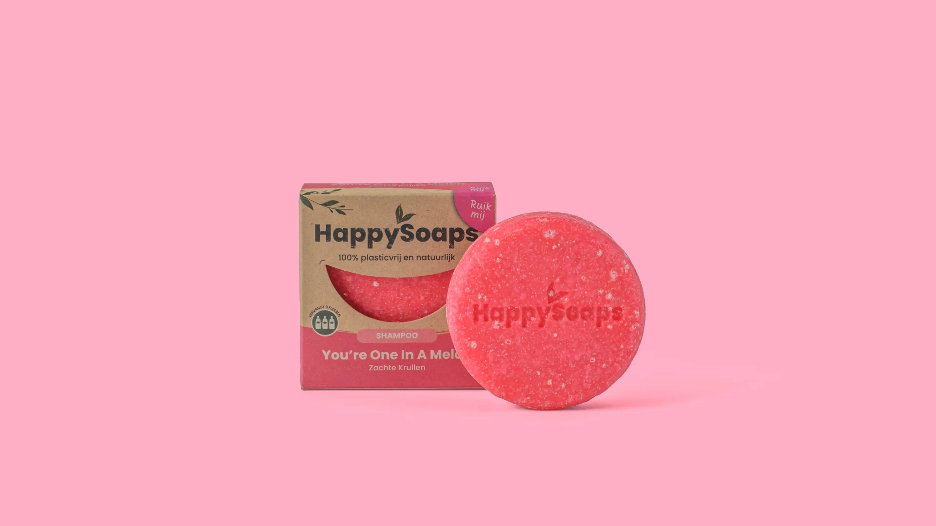 Shampoo Bar - You're One in a Melon 3 Shampoo Bar - You're One in a Melon - Afbeelding 3