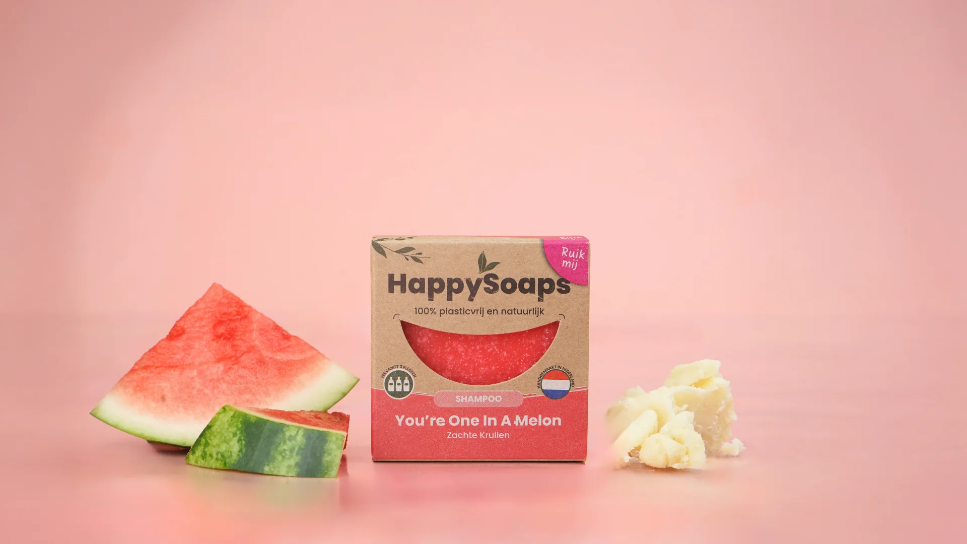 Shampoo Bar - You're One in a Melon 5 Shampoo Bar - You're One in a Melon - Afbeelding 5