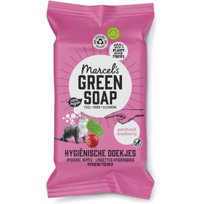 Hygiënische Schoonmaakdoekjes Patchouli & Cranberry