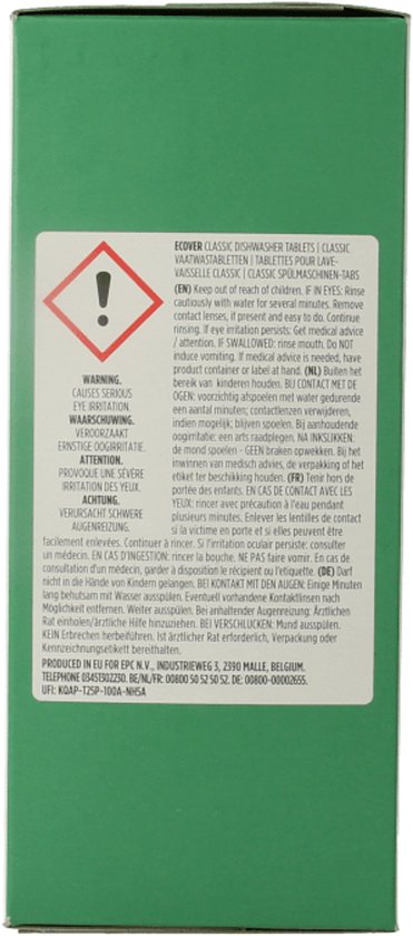 Ecover Vaatwastabletten - 70 st. – extra afbeelding 2