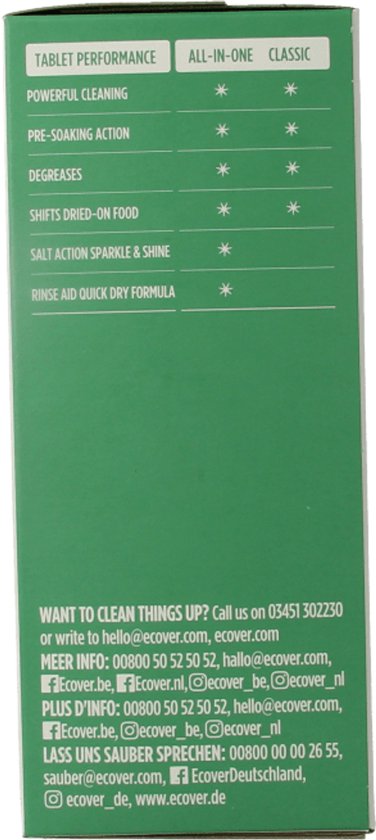 Ecover Vaatwastabletten - 70 st. – extra afbeelding 3