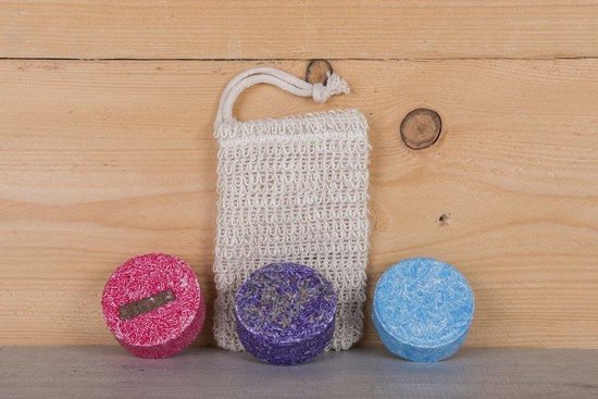 HappySoaps Shampoo- en Body Bar Zakje - 1 st. – extra afbeelding 4