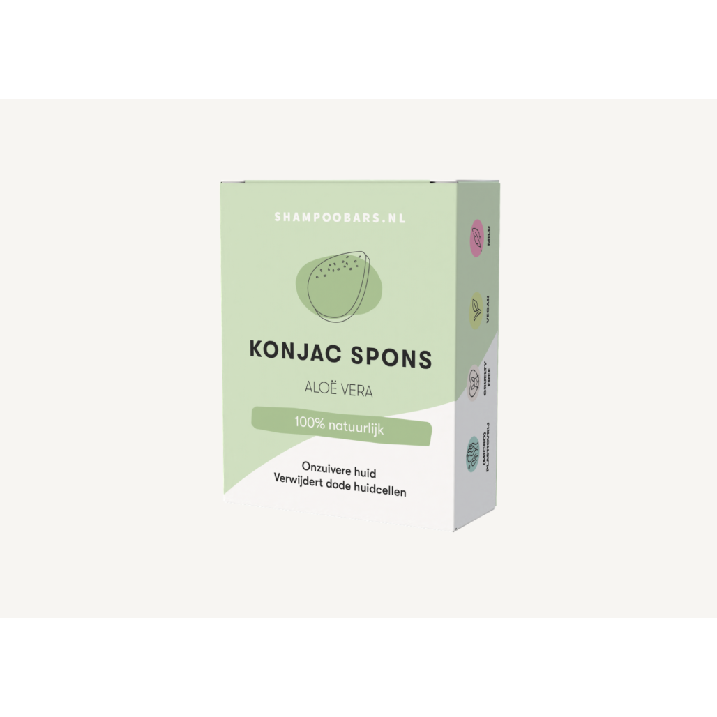 Konjac spons Aloe Vera