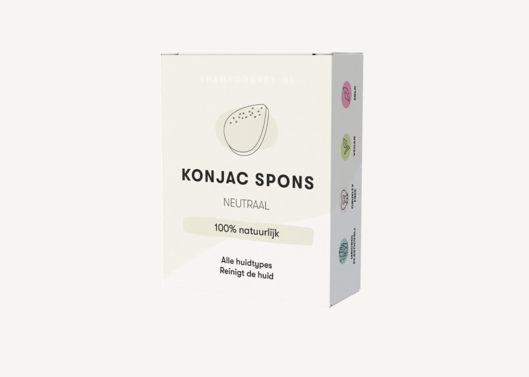 Konjac Spons Neutraal
