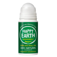 Happy Earth Natural Deodorant Roller Bergamot Cedarwood – extra afbeelding 1