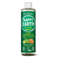 Happy Earth Natural Shower Gel Bergamot Cedarwood – hoofdafbeelding