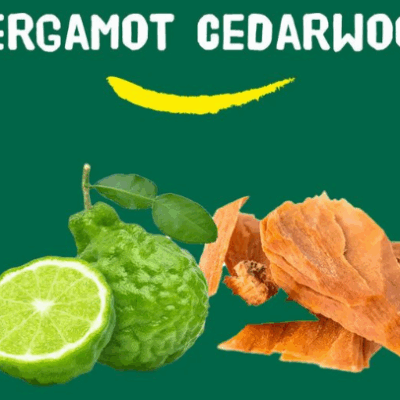 Happy Earth Natural Shower Gel Bergamot Cedarwood – extra afbeelding 2