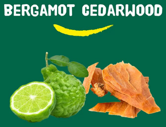 Happy Earth Natural Shower Gel Bergamot Cedarwood - 300 ml – extra afbeelding 2