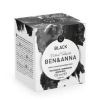 Ben & Anna Toothpaste in Glass Jar Without Fluoride (Black) – extra afbeelding 1