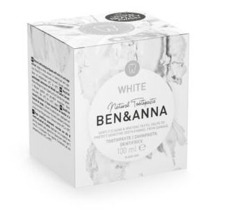 Ben & Anna Toothpaste in Glass Jar Without Fluoride (Whitening) - 100 ml – extra afbeelding 1