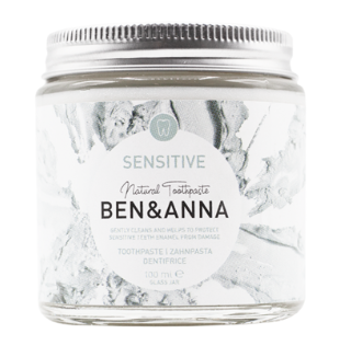 Toothpaste in Glass Jar Without Fluoride