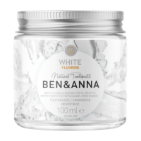Ben & Anna Toothpaste in Glass Jar With Fluoride (Whitening) – hoofdafbeelding