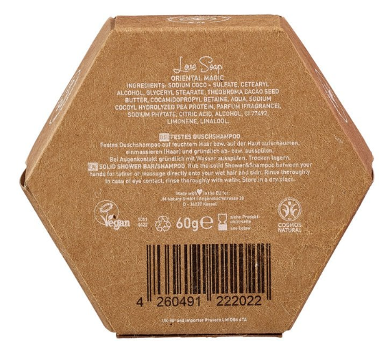 Ben & Anna Love Soap Bar Oriental Magic - 60g – extra afbeelding 1