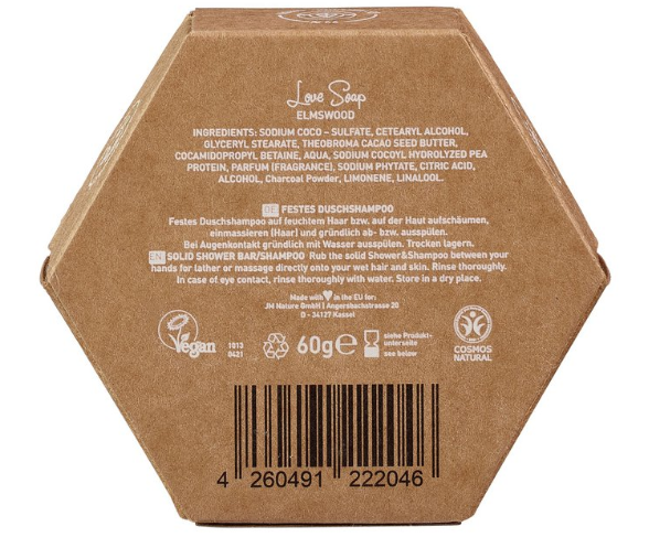 Ben & Anna Love Soap Bar Elmswood - 60g – extra afbeelding 1