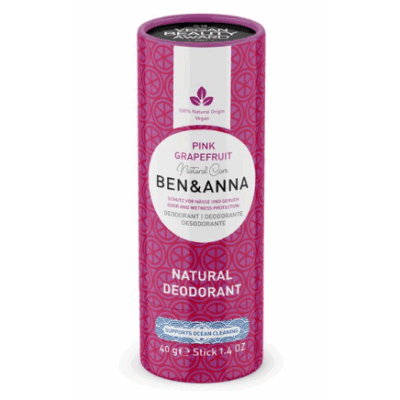 BEN & ANNA Papertube Deodorant 40 gr Pink Grapefruit