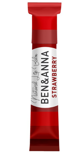 Ben & Anna Lip Balm - Strawberry - 1 st. – extra afbeelding 2