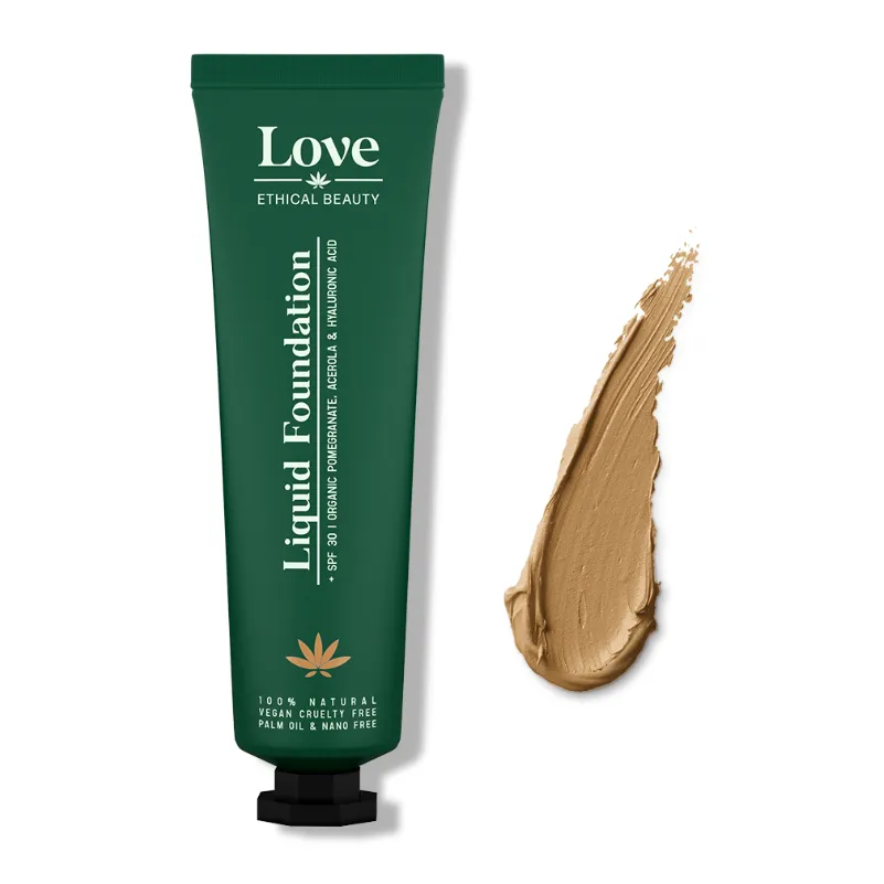 Love Ethical Beauty Natural Liquid Foundation SPF30 (beige) – hoofdafbeelding