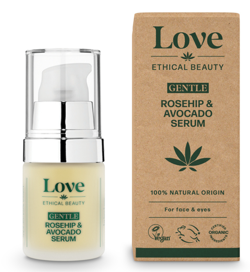 Love Ethical Beauty Gentle Face & Eye Serum - 20 ml – extra afbeelding 1
