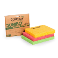 Composty JUMBO 'Pop-Up' Eco Sponges Multipack – hoofdafbeelding
