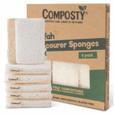 Composty | All-in-One Loofah Scourer Eco Sponges