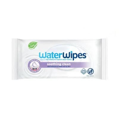 Happy earth WaterWipes Soothing Cleansing Wipes (48 Wipes)