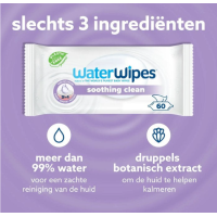Happy Earth WaterWipes Soothing Cleansing Wipes (48 Wipes) – extra afbeelding 1