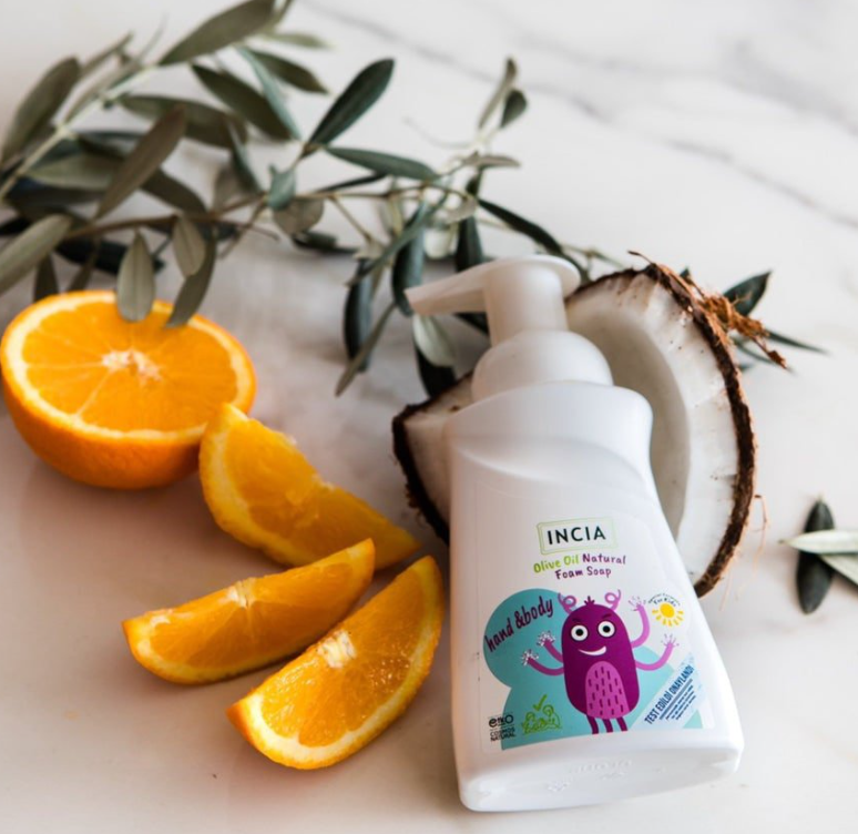 INCIA Natuurlijke Schuimende Handzeep Kids - 200 ml – extra afbeelding 2