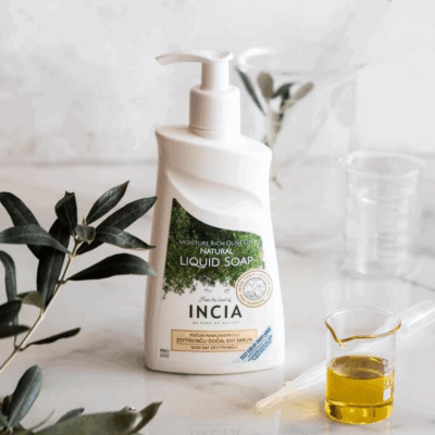 INCIA 100% natuurlijke Vloeibare Handzeep – extra afbeelding 1